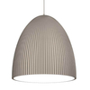 Lampa wisząca na przedpokój Gandra 5029+5055 Shilo karbowana nad stół srebrna