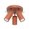 Lampa sufitowa z regulacją RING SL.1509 potrójna terakota