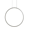 Pierścieniowa lampa wisząca VISUAL czarna P0652 1xLED 22W 3000K IP44 do łazienki