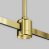 Sufitowy uchwyt z łącznikiem magnetyczny Flanity TRA159C-IPCL1-BS mosiądz