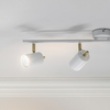 Lampa sufitowa Gull 59933 Endon spot do jadalni na listwie biały