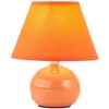 Ceramiczna lampka nocna Primo 61047/38 abażur brzoskwiniowy