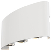 Dekoracyjny kinkiet elewacyjny Strato O417WL-L6W3K LED 6W 3000K biały