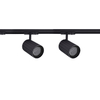1-fazowy system szynowy Tokio LP-787 SET 1F BK tuby z regulacją czarny