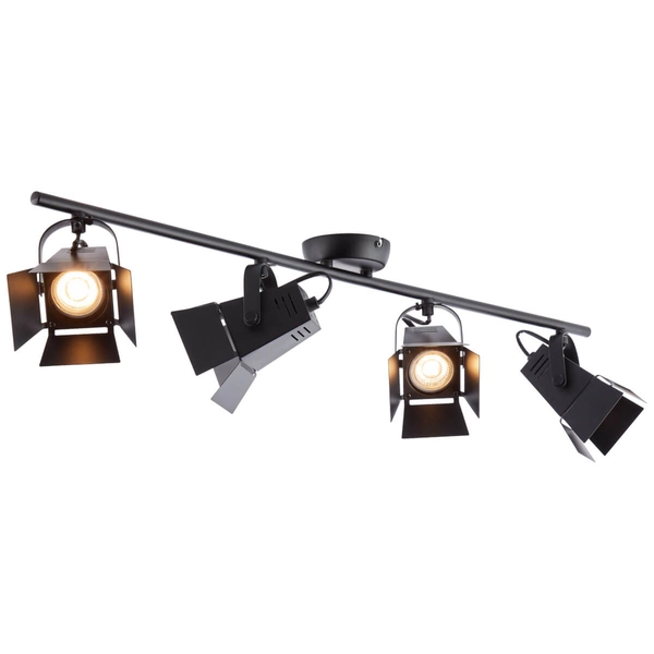 Regulowane reflektory filmowe Movie G08931/76 metalowe czarne matowe