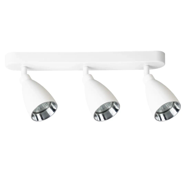 Potrójny sufitowy plafon Campana LP-3103/3WS WH regulowany biały