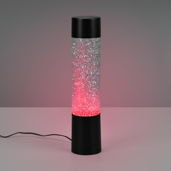 Dekoracyjna lampka biurkowa Glitter R50871032 RL Light LED 1W RGB czarny