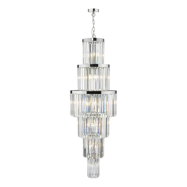 Żyrandol z kryształkami Angel ANG3308 Dar Lighting przezroczysta chrom