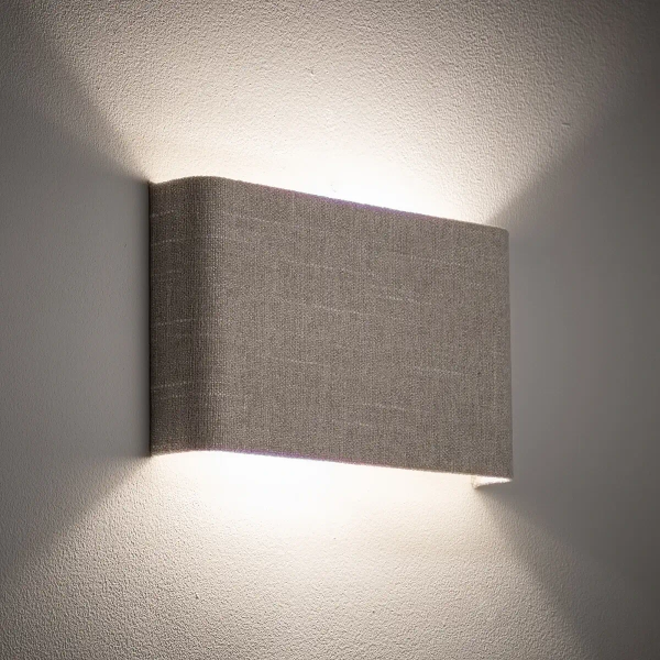 Kwadratowy kinkiet ścienny SANTANA 11655 do kuchni kremowy