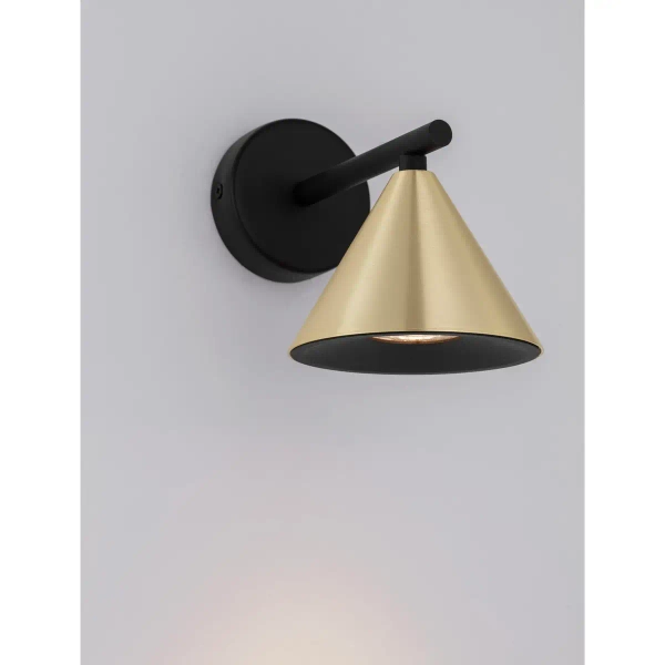 Naścienna lampa modernistyczna SALVADO LE45596 złota