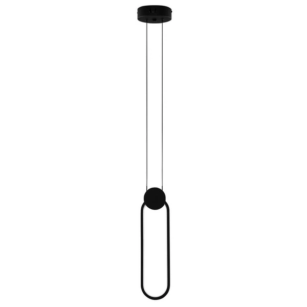 modernistyczna lampa wisząca Barre LE43550 LED 11W 3000K czarna outlet