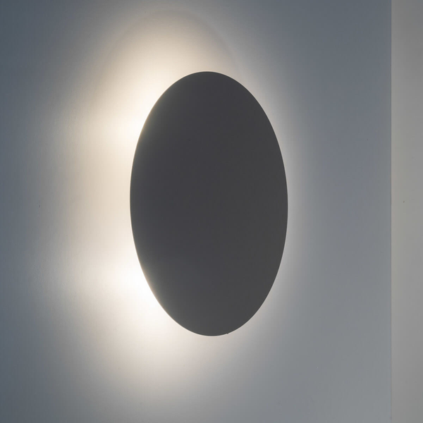 Lampa ścienna do salonu Luna 5912 do sypialni plate talerz beżowa