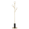 Podłogowa lampa hampton L&-196693 Light& gałązki balls mosiądz czarna