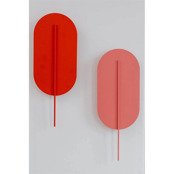 Ścienna lampa do sypialni Rokke RKK28080 piórko różowe