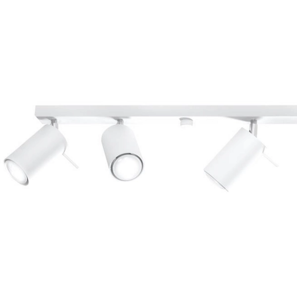 Reflektorowa lampa sufitowa Ring SL.0333 Sollux do jadalni biała
