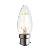Świecznikowa żarówka B22 112118 LED 4W 2700K ściemnialna przezroczysta