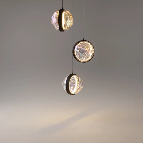 Potrójna lampa wisząca Misterio MOD379PL-L17B2.7K LED 15W 2700K czarny