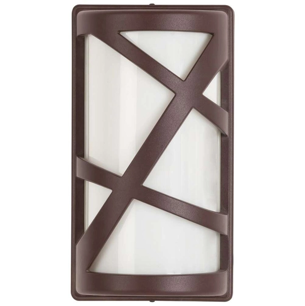 Zewnętrzna LAMPA ścienna DURANGO 8766 Rabalux półokrągła OPRAWA elewacyjny KINKIET outdoor IP54 brązowy