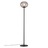 Kulista lampa podłogowa Alton 2010514047 szklana czarny przydymiony