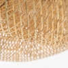 Drewniany plafon Havana 11172 Nowodvorski japandi koszyk siatka bambusowy biały