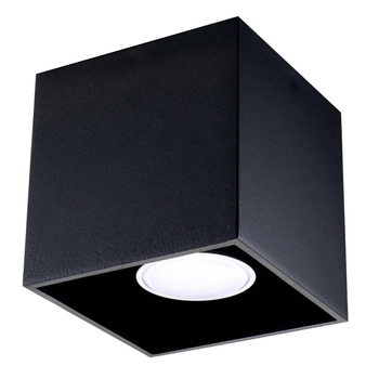 Downlight LAMPA sufitowa SL.0022 metalowa OPRAWA kostka cube czarna