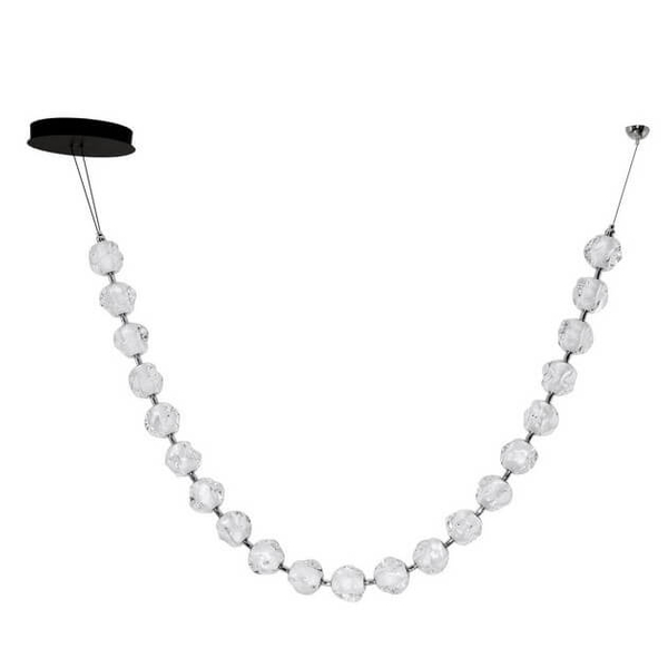 Wisząca lampa CHEPEN LE44424 LED 91W 3000K łańcuch czarny chrom