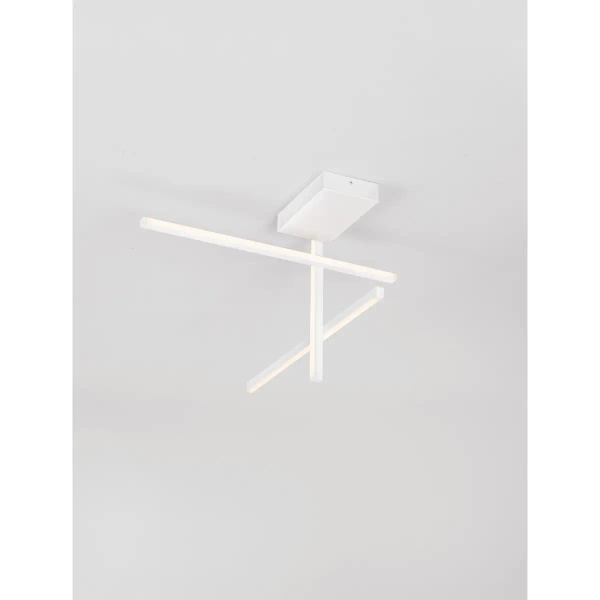 Geometryczna lampa sufitowa ZAMERCA LE45483 LED 25W 3000K biały