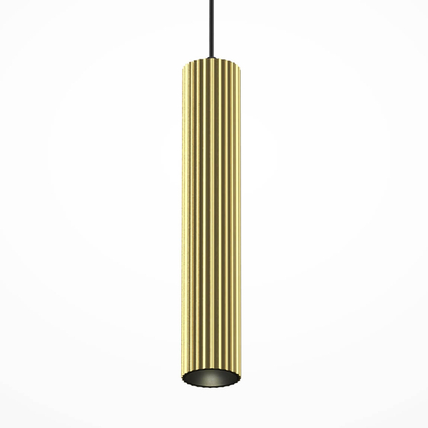 Ścienna lampa Calipso P106PL-01-GU10-BS metalowa tubka mosiądz
