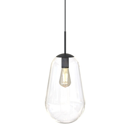 Przezroczysta lampa wisząca Pear 7798 szklana łezka do pokoju