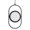 Salonowa lampa wisząca Elipse 60217A-S LED 12W 3000K okrągła czarny mat