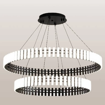 Podwójna lampa wisząca Klavia CGKLAVIA-80-DOUBLE LED 231W 3000K czarna