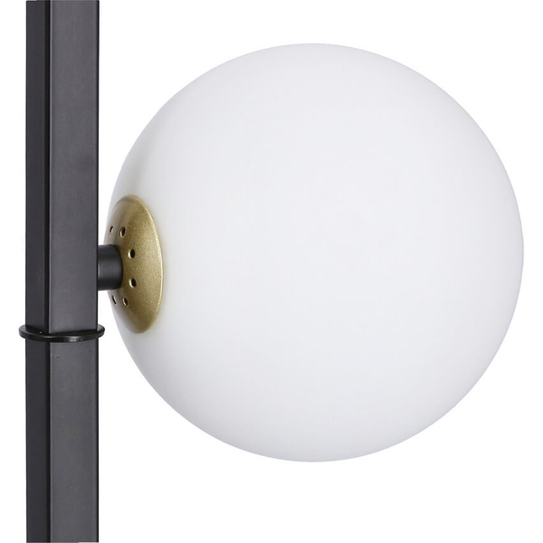 Stojąca lampa podłogowa Kama szklane kule do salonu