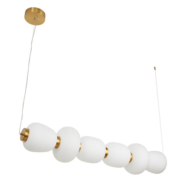 Wisząca lampa BRILLA ST-CP241210-6L GOLD LED 69W 3000K złoty biały