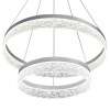 Podwójny ring zwisająca lampa Gala ML2243 LED 54W 4000K srebrny