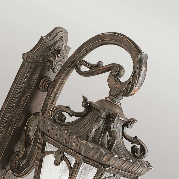 Ogrodowa LAMPA elewacyjna Tournai KL-TOURNAI2-XL Elstead KICHLER zewnętrzna OPRAWA metalowy kinkiet outdoor IP44 antyczny mosiądz