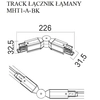 Łącznik łamany do szynoprzewodu 3-fazowego DOBAC MHT1-A-BK Maxlight czarny- teraz -20% taniej >>