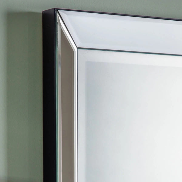 Podłużne lustro do sypialni Luna 5055999251990 szklane srebrne