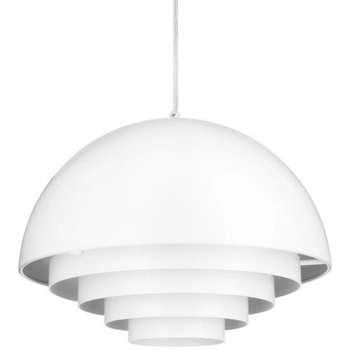 Lampa wisząca Diverso ST-10055P white Step kopuła nad stół biała