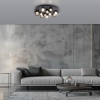 Sufitowa lampa na pilot PURE LINES czarna 6588-15 11xLED 3W 2200-5000K zmienna barwa