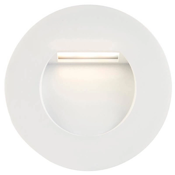 Ramka okrągła do lampy schodowej Albus 103853 biała