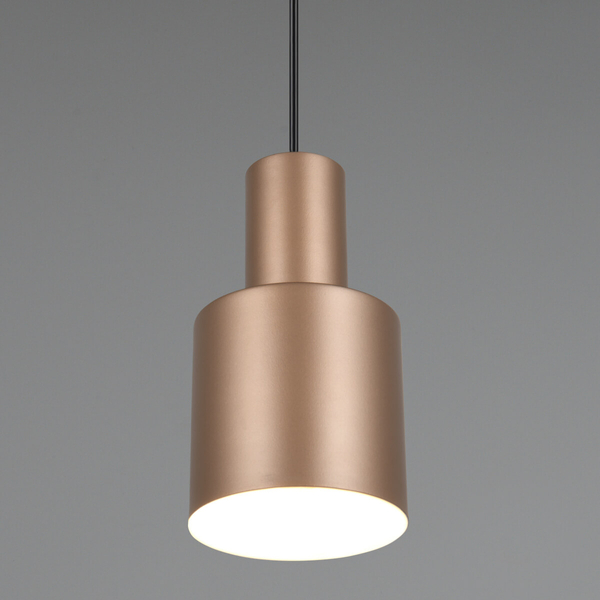 Lampa wisząca ELIOR DL165319400 Trio z regulacją walec brązowy