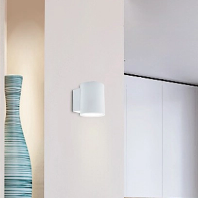 Downlight LAMPA ścienna KAUNAS 7021 Rabalux metalowa tuba kinkiet biały