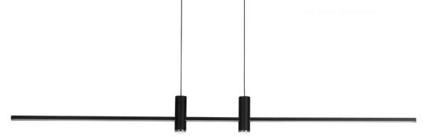 Wisząca lampa ledowa Gerardo AZ5447 24W 3000-6000K pilot czarna