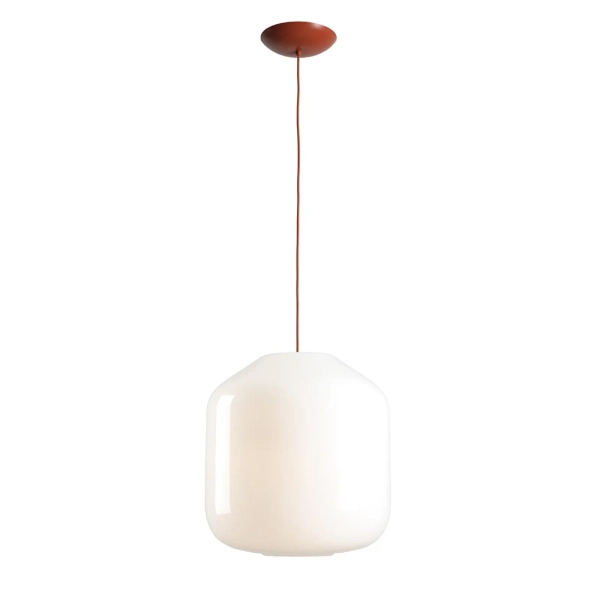 Lampa wisząca szklana FLASK burgundowa 3xE27 do sypialni 8500G24_XL