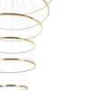 Wisząca lampa z pilotem Ring Slim MSE1501100164 Moosee LED 130W 3000K ringi złote