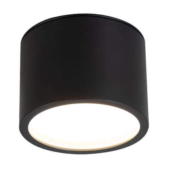 Natynkowa lampa sufitowa Kendal LP-6331/1SM IP65 BK Light Prestige czarna