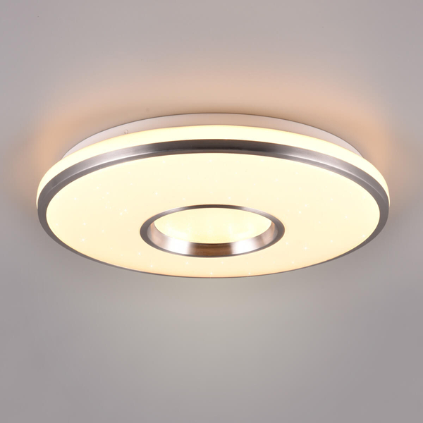 Sypialniany plafon RGB Realta R64401005 RL Light LED 24W 2700-6500K srebrna