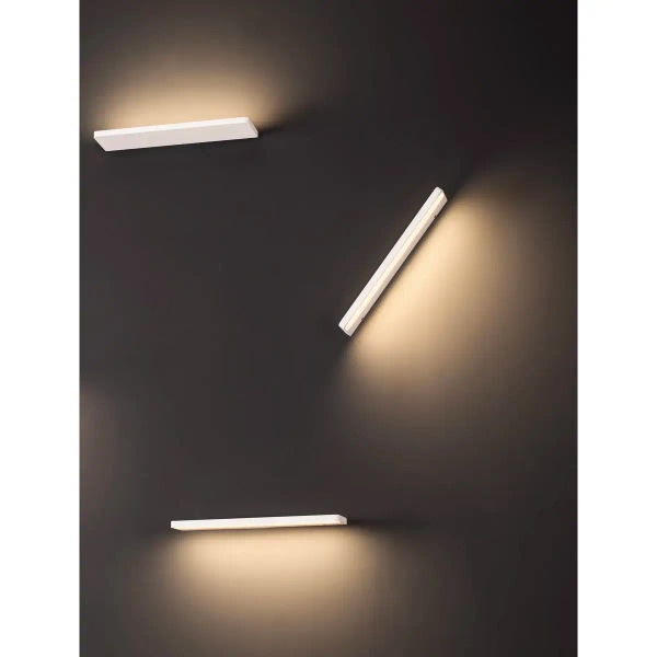 Podłużna lampa ścienna MALVIRA LE45544 LED 12W 3000K biała