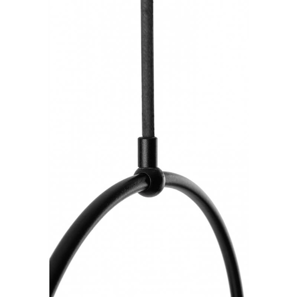 Modernistyczna lampa wisząca Koban KOB122P0 kulista czarna biała