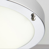 Okrągły plafon Portico 54676 Saxby łazienkowy LED 9W 4000K IP44 chrom